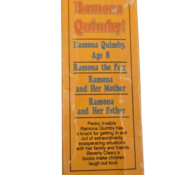 Meet Ramona Quimby Boxed Set Beverly Clear 4 Paperback Books Dell Yearling VTG - Picture 6 of 16